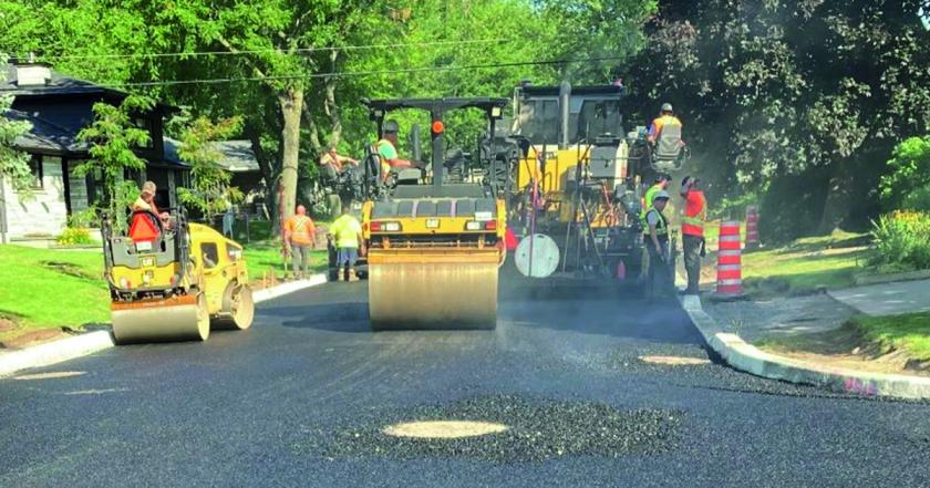 Travaux de réfection de la chaussée