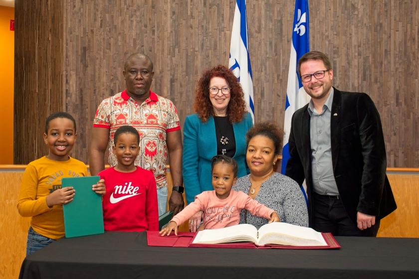 Cérémonie de bienvenue à la citoyenneté québécoise 2023