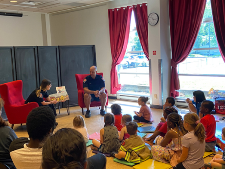 Heure du conte des pompiers