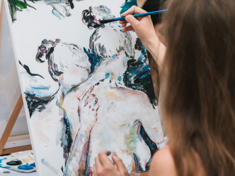 Séance de modèle vivant